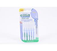 GUM Trav-ler interdental brush 0.6 mm, light blue,1 Pack of 6