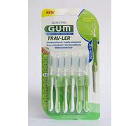 6 pieces Gum Trav-ler 1.1 mm interdental brushes + 6 caps