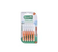 GUM Trav-Ler Reusable Interdental Brush ISO 2 x6