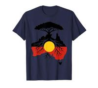 Gum Tree Roots Growing into the Shape of Australia T-Shirt