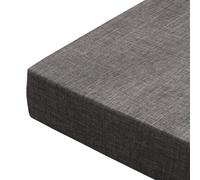 Gumatea Custom Bench Cushions 4" Thick Linen Fabric Removable Cover Zipper/Ties Non-Slip Replacement Bench Cushion For Indoor/Outdoor Dining Garden Swing Window Seat(21Brown,18x62in)