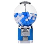 Gumball Dispenser Machine - Classic Bulk Vending Machine with 100 Twisters for Candy and Capsule Toys - Ideal for Retail Stores