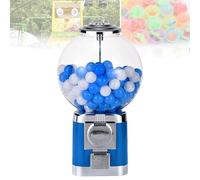 Gumball Machine, 260 Balls or Candies with a Diameter of 1.26inch, Large Capacity, 18.1 Inch Candy Dispenser for Retail Stores, Amusement Parks, Hypermarkets, Parks, Game Halls,Blue