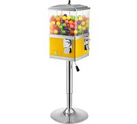 Gumball Machine, Candy Vending Machine for Commercial Use, Coin Operated Bubblegum Dispenser for Toy Capsules and Bouncy Balls