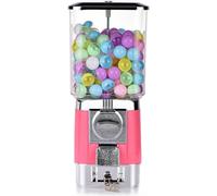 Gumball Machine,Candy Vending Machine with 200 Empty Balls & 100 Stainless Steel Tokens,Coin Operated Bubble Gum Machine for Kids,for Game Stores