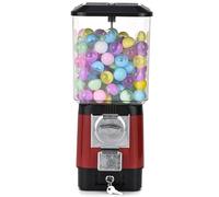 Gumball Machine - Coin Operated Candy Vending Dispenser with Capsules and Tokens, Large Capacity for Kids and Retail Stores