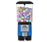 Gumball Machine Coin Operated Dispenser with Capsules and Tokens - Large Capacity for Candy and Bubble Gum - Ideal for Kids and Game Rooms