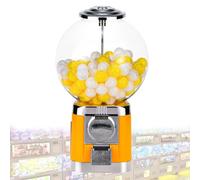 Gumball Machine Dispenser, Lockable Large Capacity Toy Vending Machine