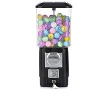 Gumball Machine for Kids, Candy Vending Machines, 200 Empty Balls, 100 Stainless Steel Tokens, Coin Operated Bubble Gum Machine for Game Stores black