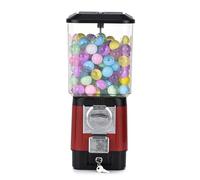 Gumball Machine for Kids, Candy Vending Machines, 200 Empty Balls, 100 Stainless Steel Tokens, for Home, Shopping Mall, Coffee Shop D