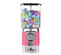 Gumball Machine for Kids - Commercial Vending Dispenser for 2.5-3.5cm Balls, Prize Dispenser with Black Drawer for Game Retail Stores
