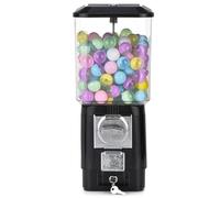 Gumball Machine Vending Dispenser - Coin Operated Candy Machine with Capsules and Tokens for Retail Stores and Game Rooms, Large Capacity for Kids