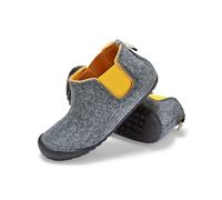 Gumbies Brumby Boot Indoor & Outdoor Slippers | Easy Slip On House Shoes with Recycled Materials, Ideas for Gift Giving for Men & Women, Grey & Curry, UK 4