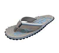 Gumbies Cairns Flip-Flops | Unisex Soft-Footbed Sandals with Recycled Rubber Outsole & Cotton Straps | Lightweight, Comfortable & Stylish Summer Footwear | Red | EU 38