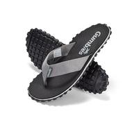 Gumbies Duckbill Flip-Flops | Unisex Amphibious EVA Flip-Flops with Recycled Rubber Outsole & PET Webbing Straps | Adventure-Ready Land & Water Footwear | Black & Grey | EU 46