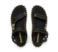 Gumbies Tracker Unisex Sandal, with Supersoft Cotton Adjustable Straps, Cotton Footbed & Recycled Rubber Sole - Comfort Guaranteed - Black - EU40