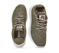 Gumbies Gumrunner Sneakers | Unisex Lightweight Travel Sneakers with Wool Blend Upper, Cotton Lining & Recycled Rubber Outsole | Breathable, Comfortable & Durable | Moss | EU 41