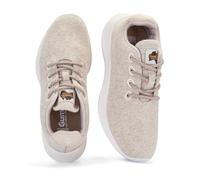 Gumbies Gumrunner Sneakers | Unisex Lightweight Travel Sneakers with Wool Blend Upper, Cotton Lining & Recycled Rubber Outsole | Breathable, Comfortable & Durable | Oatmeal | EU 44