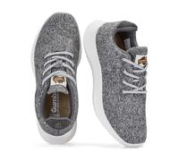 Gumbies Gumrunner Sneakers | Unisex Lightweight Travel Sneakers with Wool Blend Upper, Cotton Lining & Recycled Rubber Outsole | Breathable, Comfortable & Durable | Granite | EU 41