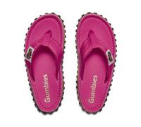 Gumbies Islander Flip-Flops | Unisex Classic Canvas Flip-Flops with Recycled Rubber Outsole & Cotton Footbed | Contoured, Lightweight & Everyday Comfortable | Classic Pink | EU 39