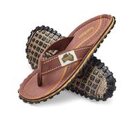 Gumbies Islander Flip-Flops | Unisex Classic Canvas Flip-Flops with Recycled Rubber Outsole & Cotton Footbed | Contoured, Lightweight & Everyday Comfortable | Aboriginal | EU 38