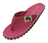 Gumbies Islander Flip-Flops | Unisex Classic Canvas Flip-Flops with Recycled Rubber Outsole & Cotton Footbed | Contoured, Lightweight & Everyday Comfortable | Classic Pink | EU 41
