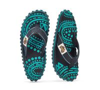 Gumbies Islander Flip-Flops | Unisex Classic Canvas Flip-Flops with Recycled Rubber Outsole & Cotton Footbed | Contoured, Lightweight & Everyday Comfortable - Dotty [EU 38]