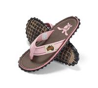 Gumbies Islander Flip-Flops | Unisex Classic Canvas Flip-Flops with Recycled Rubber Outsole & Cotton Footbed | Contoured, Lightweight & Everyday Comfortable | Grey Turtle | EU 38