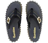 Gumbies Islander Flip-Flops | Unisex Classic Canvas Flip-Flops with Recycled Rubber Outsole & Cotton Footbed | Contoured, Lightweight & Everyday Comfortable | Classic Navy | EU 39