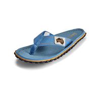 Gumbies Islander Unisex Flip Flops, with Supersoft Cotton Toe Post and Durable Recycled Rubber Sole - Comfort Guaranteed - Classic Light Blue - 4, 4 UK