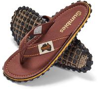 Gumbies Islander Flip-Flops | Unisex Classic Canvas Flip-Flops with Recycled Rubber Outsole & Cotton Footbed | Contoured, Lightweight & Everyday Comfortable | Classic Khaki | EU 47