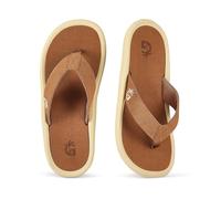 Gumbies Noosa Flip-Flops | Unisex Water-Resistant Flip-Flops with Recycled Rubber Outsole & Cotton Straps | Arch Support, Lightweight & Beach-Ready Sandals | Ocean | EU 41