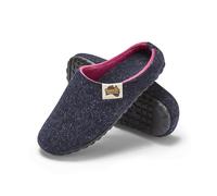 Gumbies Outback Indoor & Outdoor Slippers, Easy Slip On House Shoes with Recycled Materials, Ideas for Gift Giving for Men & Women, Navy & Pink, UK 6.5
