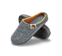 Gumbies Outback Women's Slippers - Grey & Curry - UK8 EU42
