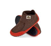 Gumbies Quokka Indoor & Outdoor Slippers, Easy Slip On House Booties with Recycled Materials, Ideas for Gift Giving for Men & Women, Chocolate & Orange, EU38