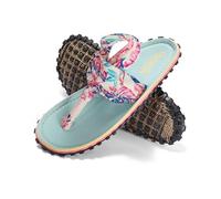 Gumbies Slingback Sandals | Unisex Flip-Flop Style with Recycled Rubber Sole, Cotton Canvas Toe Post & Stretchy Back Straps | Casual, Comfortable & Travel-Ready Footwear | Mint & Pink | EU 42