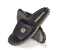 Gumbies Strider Sliders | Unisex Adjustable Slide Sandals with Recycled Rubber Outsole & Cotton Canvas Lining | Comfortable, Contoured & Easy-Wear Summer Footwear | Navy | EU 37