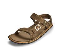 Gumbies Tracker Unisex Sandal, with Supersoft Cotton Adjustable Straps, Cotton Footbed & Recycled Rubber Sole - Comfort Guaranteed - Khaki - EU43