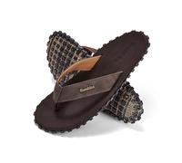 Gumbies Vegovert Flip-Flops | Unisex Flip-Flops with Bloom® Foam Footbed & Recycled Rubber Outsole | Lightweight, Soft & Comfortable Summer Sandals | Brown | EU 39