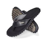 Gumbies Vegovert Flip-Flops | Unisex Flip-Flops with Bloom® Foam Footbed & Recycled Rubber Outsole | Lightweight, Soft & Comfortable Summer Sandals | Black | EU 42