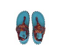 Gumbies Slingback Sandals | Unisex Flip-Flop Style with Recycled Rubber Sole, Cotton Canvas Toe Post & Stretchy Back Straps | Casual, Comfortable & Travel-Ready Footwear | Turquoise Vintage | EU 39