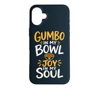 Gumbo Lover Louisiana Cooking Creole Cajun Food Case for iPhone 16 Plus