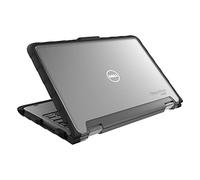 Gumdrop DropTech Case Designed for Dell 3190 and 3189 Latitude 2-in-1 Laptop for K-12 Students, Teachers, Kids - Black, Rugged, Shock Absorbing, Extreme Drop Protection