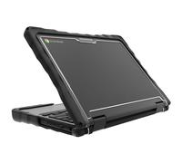 Gumdrop DropTech Hard Shell Laptop Case Fits Dell Chromebook 3120 | 3110 | 3100 (2-in-1) Rugged Drop Tested Shockproof Reliable Device Protection for K-12 Students Teachers and Classrooms - Black