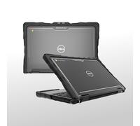 Gumdrop DropTech Hard Shell Laptop Case Fits Dell Chromebook 3120 | 3110 | 3100 (2-in-1) Rugged Drop Tested Shockproof Reliable Device Protection for K-12 Students Teachers and Classrooms - Black