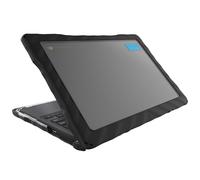 Gumdrop DropTech Hard Shell Laptop Case Fits Dell Chromebook 3120 | 3110 | 3100 (Clamshell) Rugged Drop Tested Shockproof Reliable Device Protection for K-12 Students Teachers and Classrooms - Black