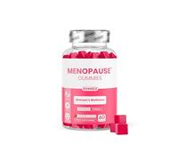 GUMEEZ Menopause Gummies | Menopause Supplements for Women | Sage, Red Clover & Ashwagandha with Magnesium, B6 & L-Theanine | Strawberry Flavour, Advanced Formula, Vegan, 60 Gummies