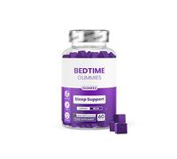 GUMEEZ Sleep Gummies for Adults | Bedtime Formula with Magnesium Glycinate 800mg, L-Theanine 400mg, Chamomile & Lemon Balm | Sleeping Gummies, Mixed Berry Flavour, Vegan, Sugar Free | 60 Count