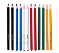 GUMEI 12Pcs Peel Off Marker Grease Pencil Colored Crayon Pen Paper Roll Wax Pencil For Metal Glass Fabric Art Supplies