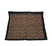 GUMEI Bohemian Vintage Leopard Tiger Print Unisex Cotton Square Scarf Outdoor Cycling Headband Bandana Hip-Hop Wristband Neck Tie Accessories